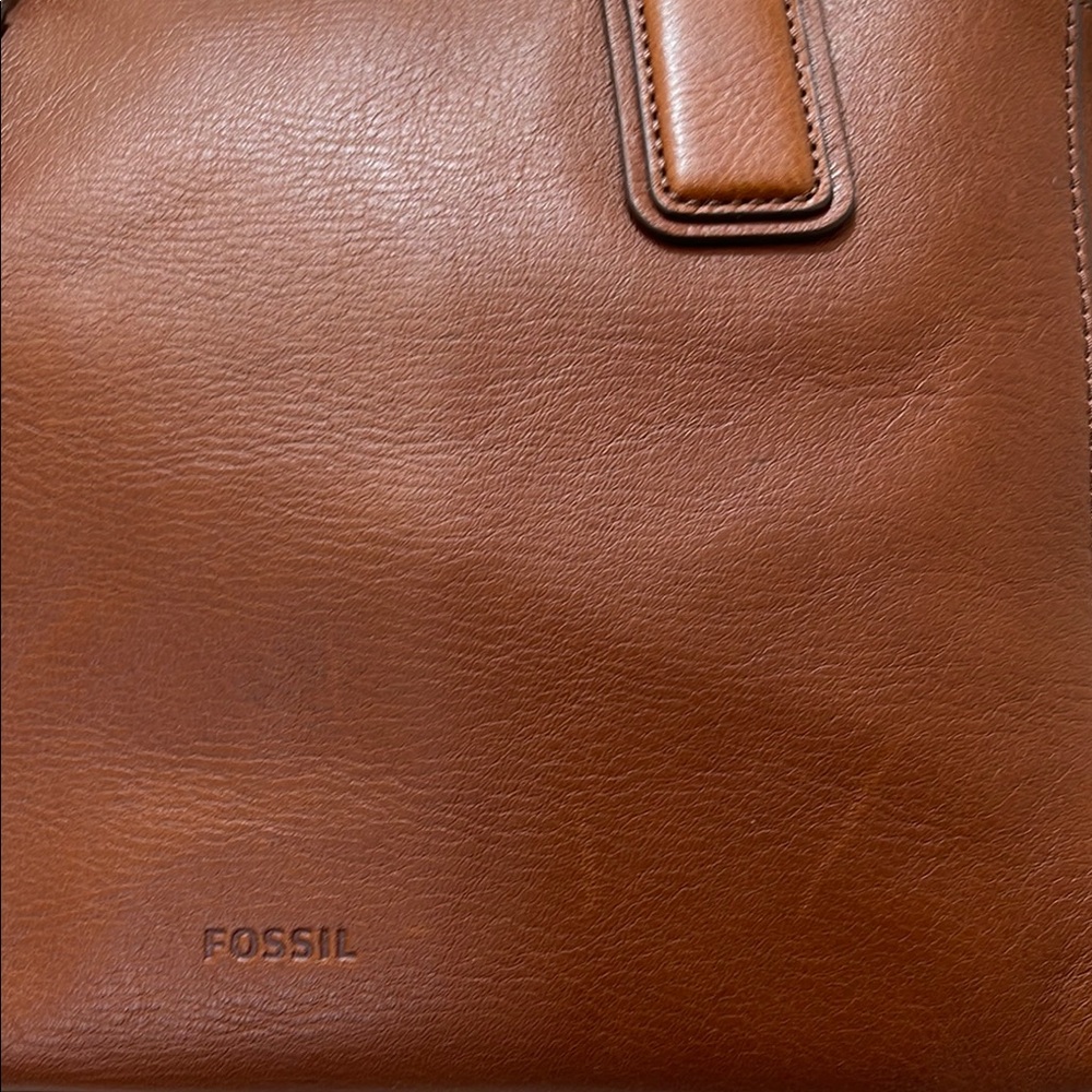 Fossil Jacqueline Brown Leather satchel - Picture 8 of 10